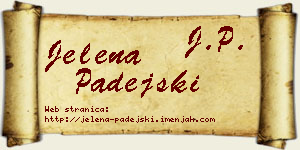Jelena Padejski vizit kartica